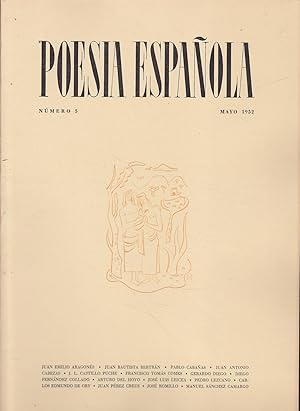 Seller image for POESIA ESPAOLA N 5 - Mayo 1952 for sale by CALLE 59  Libros