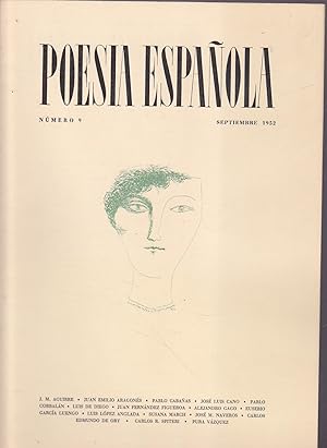 Seller image for POESIA ESPAOLA N 9 - SEPTIEMBRE 1952 for sale by CALLE 59  Libros