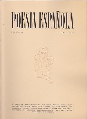 Image du vendeur pour POESIA ESPAOLA N 16 - ABRIL 1953 mis en vente par CALLE 59  Libros