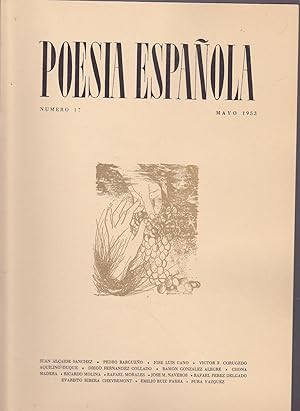 Seller image for POESIA ESPAOLA N 17 - MAYO 1953 for sale by CALLE 59  Libros