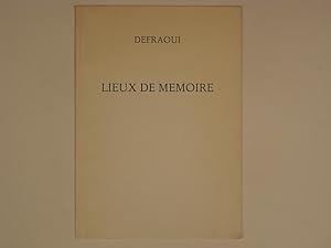 Bild des Verkufers fr Lieux de Mmoire zum Verkauf von A Balzac A Rodin