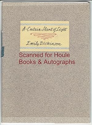 Seller image for A Certain Slant of Light for sale by Houle Rare Books/Autographs/ABAA/PADA