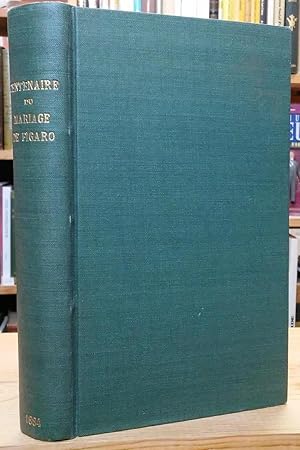 Seller image for Centenaire du Mariage de Figaro de Caron de Beaumarchais: Recueil des extraits des principales correspondances de l'poque, precede d'un Avant-Propos par Aug. Par for sale by Stephen Peterson, Bookseller