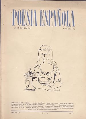 Imagen del vendedor de POESIA ESPAOLA Segunda Epoca N 71 JUNIO 1958 a la venta por CALLE 59  Libros