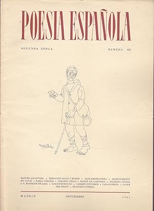 Bild des Verkufers fr POESIA ESPAOLA Segunda Epoca N 105 SEPTIEMBRE 1961 zum Verkauf von CALLE 59  Libros