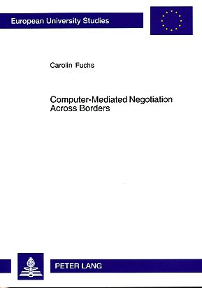 Bild des Verkufers fr Computer mediated negotiation across borders. German-American collaboration in language teacher education. Europische Hochschulschriften : Reihe 14, Angelschsische Sprache und Literatur Vol. 424. zum Verkauf von Fundus-Online GbR Borkert Schwarz Zerfa