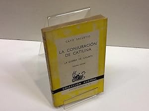 Seller image for LA CONJURACION DE CATILINA CAYO SALUSTIO for sale by LIBRERIA ANTICUARIA SANZ