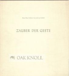 Seller image for ZAUBER DER GESTE for sale by Oak Knoll Books, ABAA, ILAB