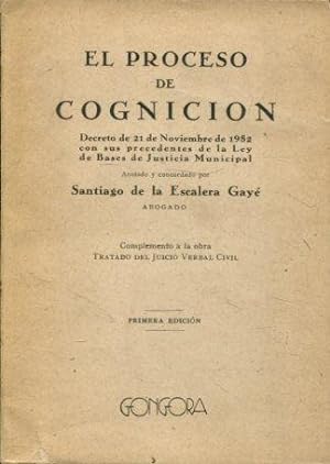 EL PROCESO DE COGNICION.