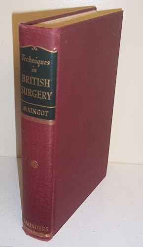 Seller image for Techniques in British Surgery for sale by The Book Junction