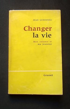 Immagine del venditore per Changer la vie - Mon enfance et ma jeunesse - venduto da Le Livre  Venir