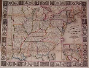 Phelps's National Map of the United States, a Traveller Guide. Embracing the Principal Rail Roads...