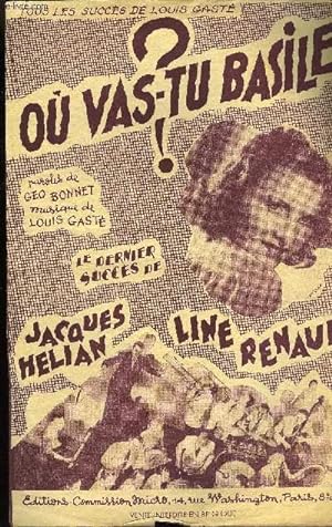 Seller image for OU VAS-TU BASILE.? for sale by Le-Livre