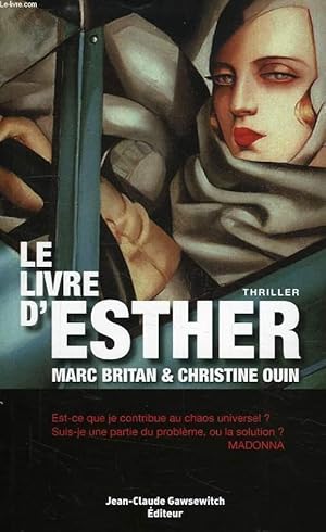 Bild des Verkufers fr LE LIVRE D'ESTHER zum Verkauf von Le-Livre
