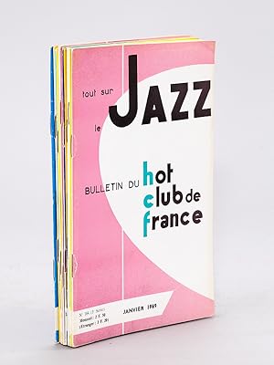 Tout sur le Jazz. Bulletin du Hot-Club de France. N° 184 - 185 - 186 - 187 - 188 - 189 - 190 - 19...