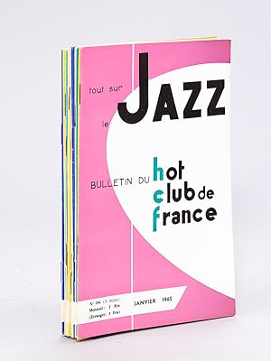 Tout sur le Jazz. Bulletin du Hot-Club de France. N° 144 - 145 - 146 - 147 - 148 - 149 - 150 - 15...