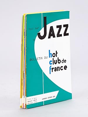 Seller image for Tout sur le Jazz. Bulletin du Hot-Club de France. N 251 - 252 - 253 - 254 - 255 - 256 - 257 : Anne 1976 Complte (7 Numros) for sale by Librairie du Cardinal