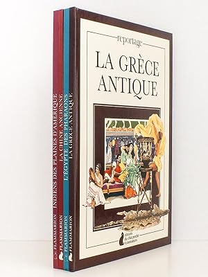 [ Lot de 4 livres coll. Reportage ] La Grèce Antique ; L'Egypte des Pharaons ; La Chine ancienne ...