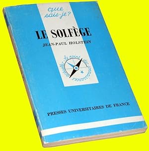 Le solfège - Que sais-je ?