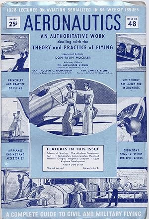 Seller image for AERONAUTICS AN AUTHORITATIVE WORK dealing with the THEORY and PRACTICE of FLYING, ISSUE NO. 48 (A COMPLETE GUIDE TO CIVIL AND MILITARY FLYING) for sale by Rose City Books