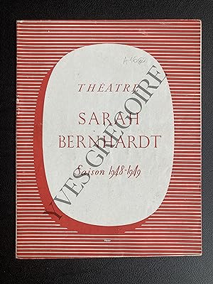 LE CARNAVAL DE JUILLET-PROGRAMME THEATRE SARAH BERNHARDT