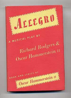 Imagen del vendedor de Allegro: A Musical Play a la venta por Between the Covers-Rare Books, Inc. ABAA