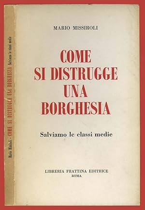 Seller image for Come si distrugge una borghesia for sale by Studio Bibliografico Imprimatur