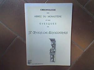 Chronologie des Abbez du Monastère et des Evesques de l'Eglise de St.-Pons-de-Thomières