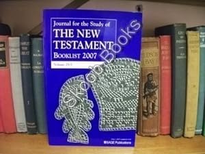 Immagine del venditore per Journal for the Study of the New Testament: Booklist 2007: Volume 29.5 venduto da PsychoBabel & Skoob Books