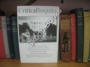 Image du vendeur pour Criticial Inquiry: Vol. 35, No. 1, Autumn 2008, Pages 1-196 mis en vente par PsychoBabel & Skoob Books