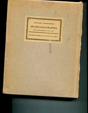 Imagen del vendedor de Syntagma Musicum Band II: De Organographia a la venta por Orca Knowledge Systems, Inc.