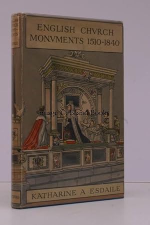 Image du vendeur pour English Church Monuments 1510 to 1840. With an Introduction by Sacheverell Sitwell. NEAR FINE COPY IN UNCLIPPED DUSTWRAPPER mis en vente par Island Books