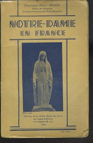 Seller image for NOTRE-DAME EN FRANCE for sale by Le-Livre