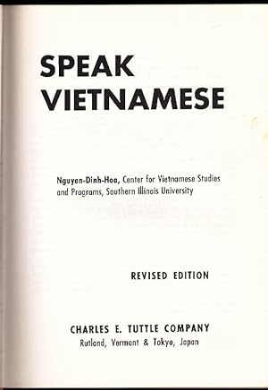 Seller image for Speak Vietnamese for sale by Clausen Books, RMABA