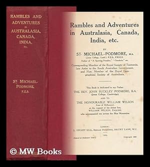 Seller image for Rambles and Adventures in Australasia, Canada, India, Etc / by St. Michael-Podmore for sale by MW Books Ltd.