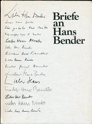 Bild des Verkufers fr Briefe ans Hans Bender. zum Verkauf von Antiquariat am Flughafen