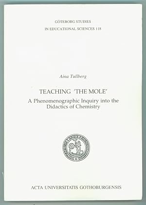 Teaching "the mole" A phenomenographic inquiry into the didactics of chemistry