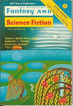 Seller image for The Magazine of FANTASY AND SCIENCE FICTION (F&SF): September, Sept. 1974 for sale by Books from the Crypt
