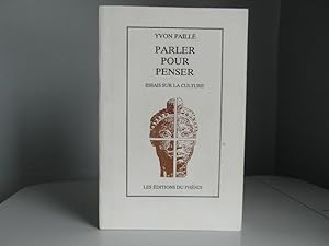 Seller image for Parler pour penser for sale by Bidonlivre