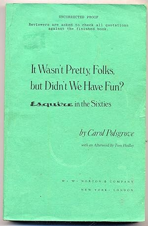 Seller image for It Wasn't Pretty, Folks, But Didn't We Have Fun for sale by Between the Covers-Rare Books, Inc. ABAA