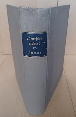 Zeitschrift des Volksbundes für das Deutschtum im Ausland. 37.Jahrgang