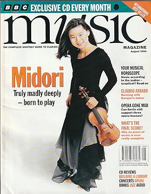 Seller image for BBC Music Magazine August 1994 Volume 2, Number 12 for sale by Ray Dertz