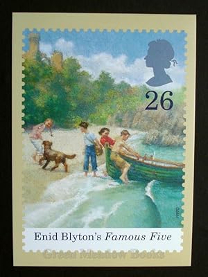 POSTCARDS: STAMP CARD FAMOUS FIVE