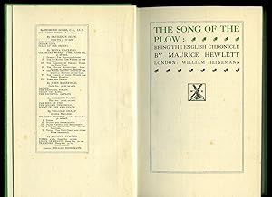 Seller image for The Song of the Plow; Being the English Chronicle [Signed] for sale by Little Stour Books PBFA Member