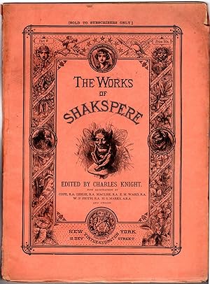 Imagen del vendedor de The Works of Shakspere (sic) Edited by Charles Knight. Much Ado About Nothing, Acts I - Act V. Also, Juliet and the Nurse frontispiece engraving (from Romeo and Juliet), and commentary on Twelfth Night and All's Well That Ends Well. Virtue & Yorston edition. a la venta por Singularity Rare & Fine