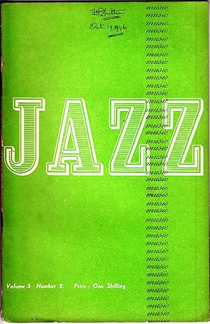 JAZZ MUSIC: Volume 3, No. 2, 1946 (Jazz Music Magazine incorporating Jazz Tempo)