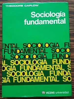 Imagen del vendedor de Sociologia Fundamental a la venta por Livro Ibero Americano Ltda