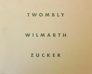 Seller image for Cy Twombly - Christopher Wilmarth - Joe Zucker for sale by Derringer Books, Member ABAA