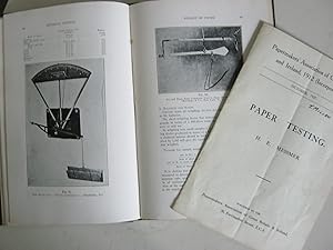 Seller image for Paper Testing Methods Microscopical,Chemical and Physical Processes and Apparatus Employed + booklet Paper Testing for sale by Wylie Books