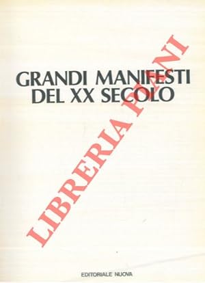 Grandi manifesti del XX secolo.